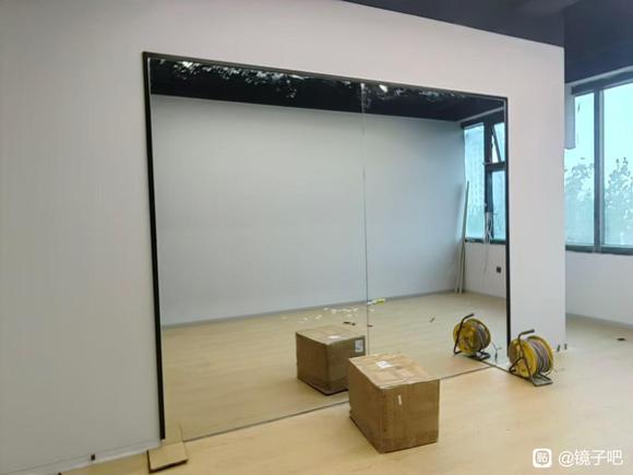 北京安装镜子玻璃，舞蹈厅镜子玻璃厂家