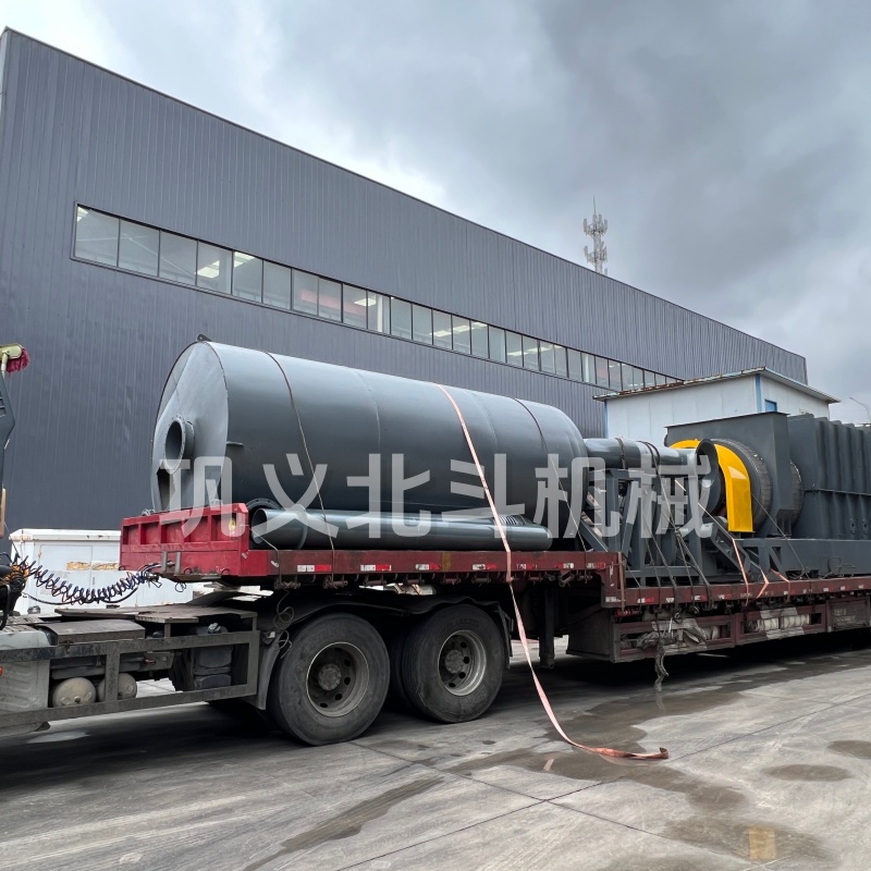 全自动咖啡渣炭化炉 废气循环供暖 咖啡馆废渣加工设备