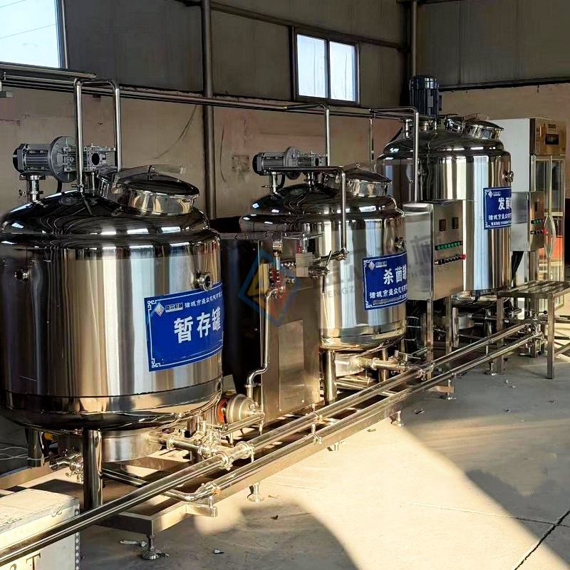 新疆老酸奶加工设备 全自动凝固型酸奶生产线