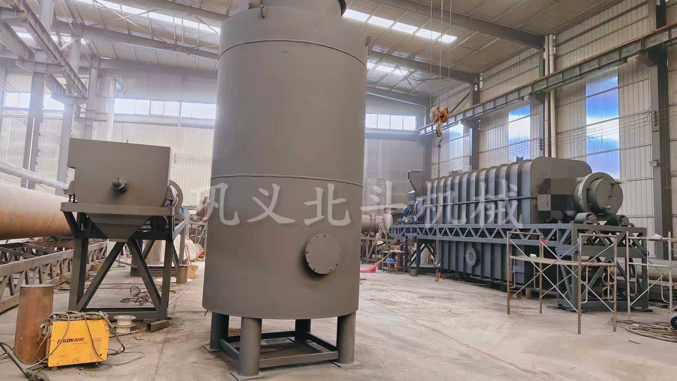 新型布条炭化炉 密闭无氧干馏 废旧纺织品变高热燃料 w