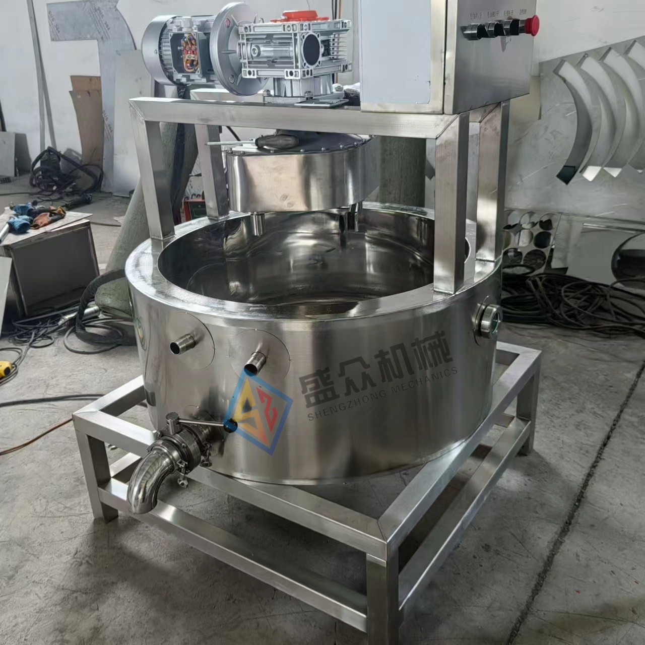 奶酪搅拌成形槽 奶酪凝乳搅拌罐 奶豆腐搅拌设备