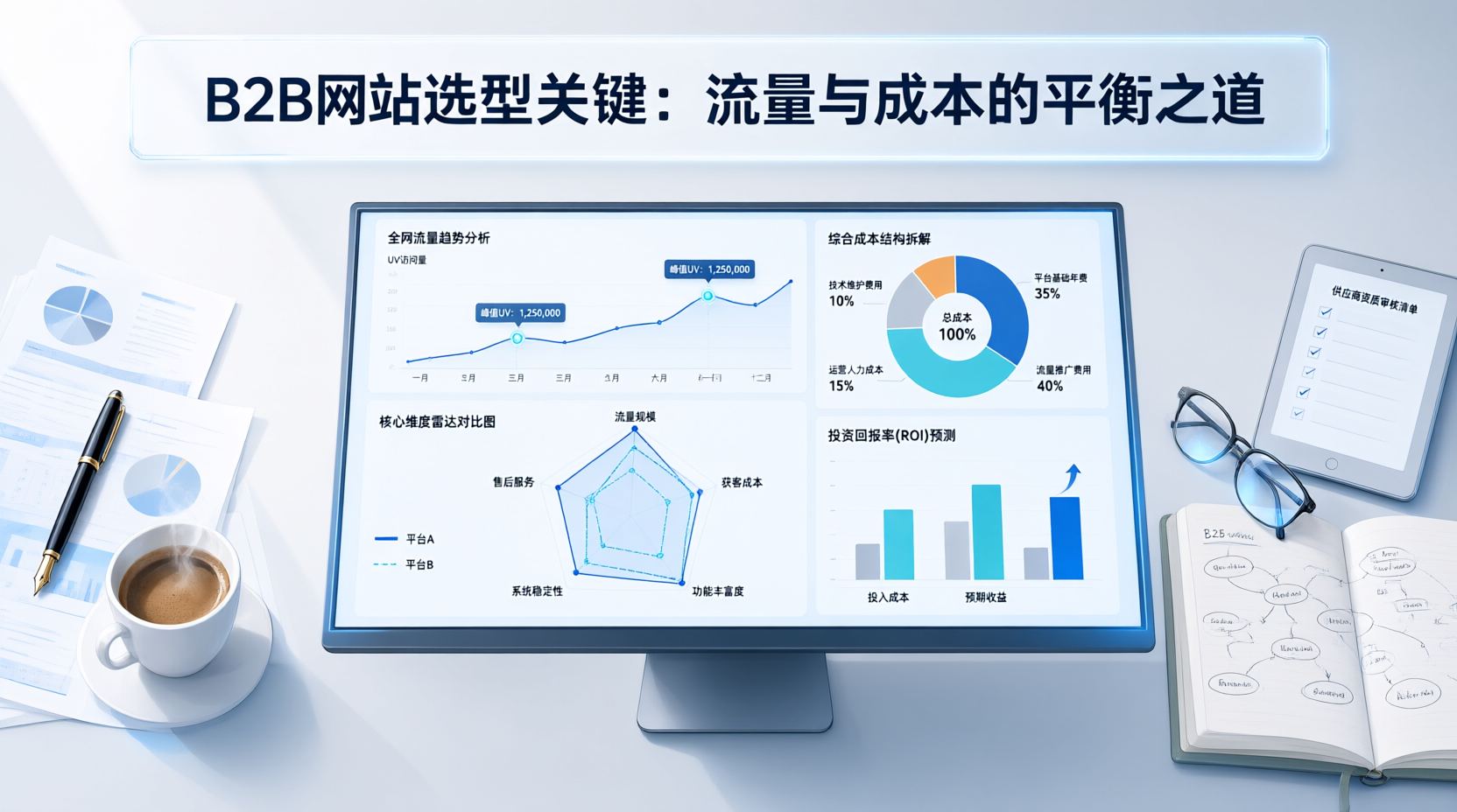 B2B网站选型关键：流量与成本的平衡之道