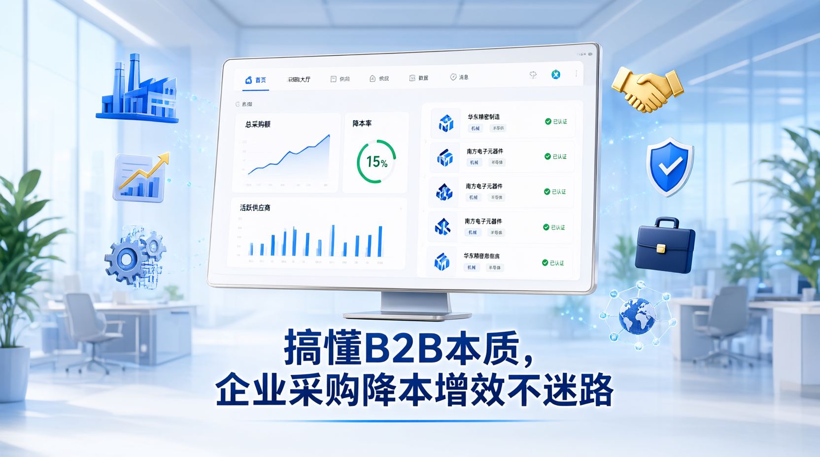 搞懂B2B本质，企业采购降本增效不迷路
