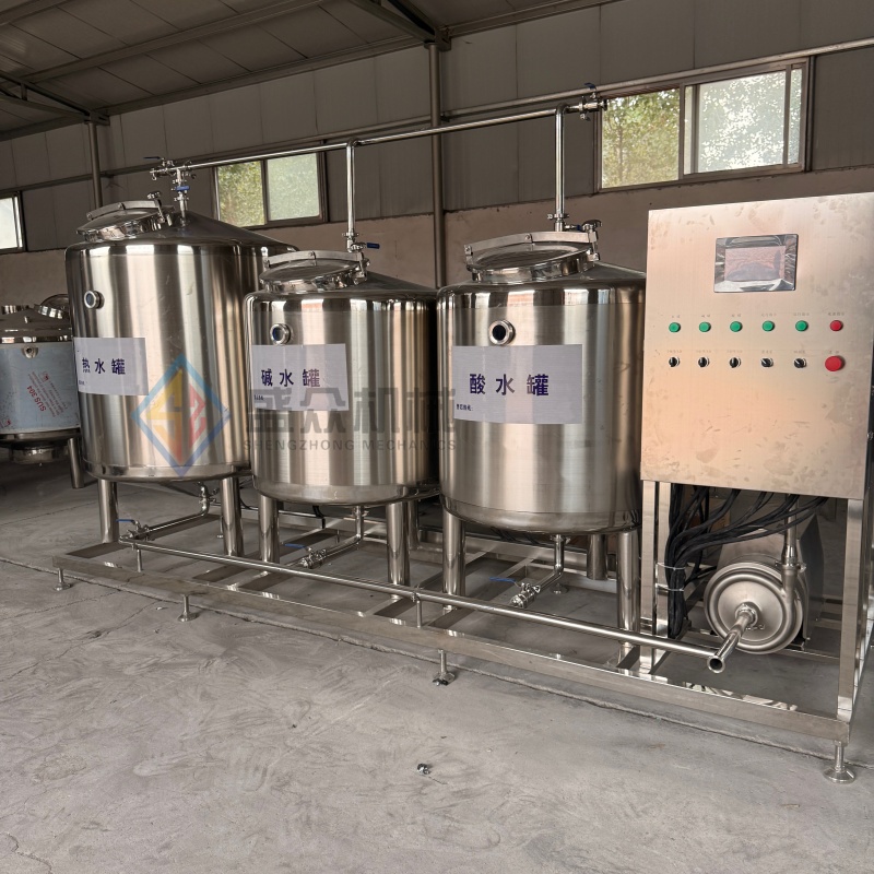 全自动CIP清洗机 酸碱管路清洗系统  饮料管道在线清洗设备