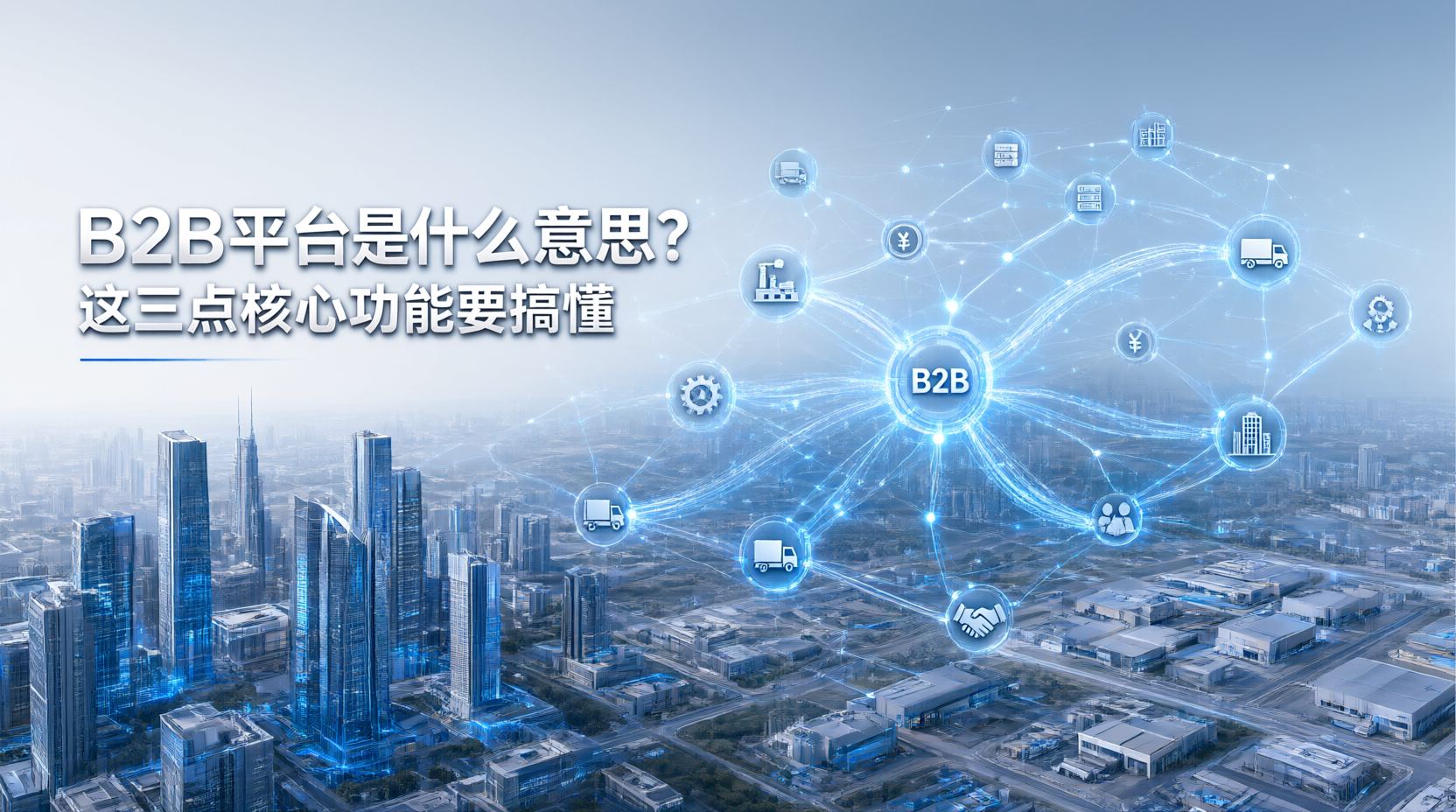 B2B平台是什么意思？这三点核心功能要搞懂