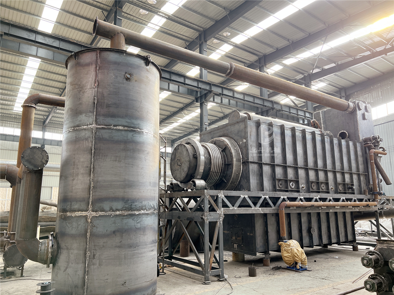 滚筒椰壳炭化生产线 耐磨进料成套设备 大批量硬质果壳制炭加工p