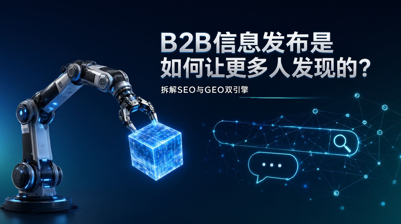 B2B信息发布是如何让更多人发现的？拆解SEO与GEO双引擎