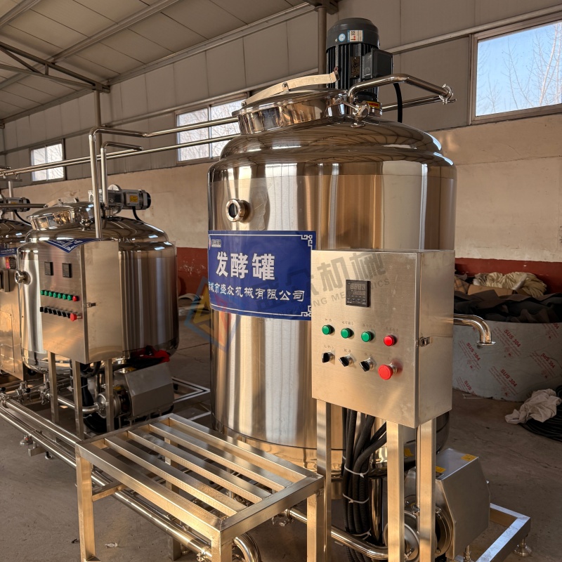 小型乳品发酵罐 牛奶发酵搅拌罐 果酒牛奶调配罐