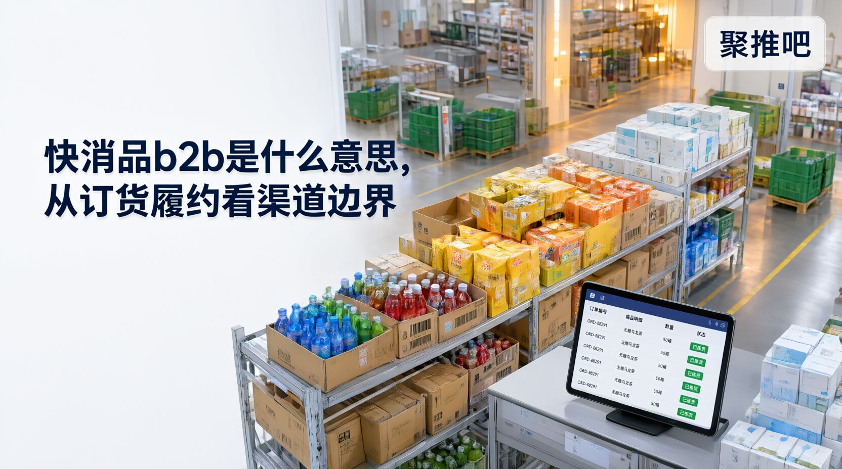 快消品b2b是什么意思，从订货履约看渠道边界