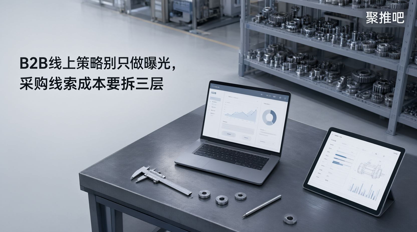 B2B线上策略别只做曝光，采购线索成本要拆三层
